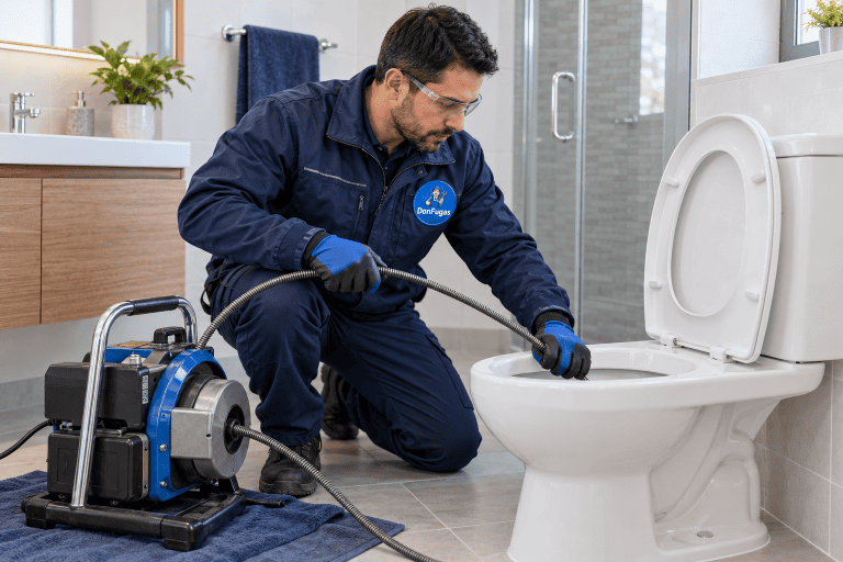 destape de baño wc donfugas